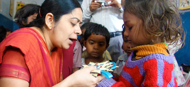 Buddha's Smile School, India