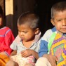 Huichol Indian children, Mexico